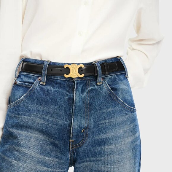 Brand New Celine 18MM Triomphs Belt - Picture 1 of 6